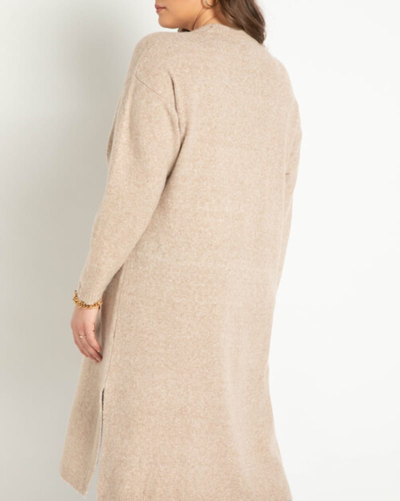 Cardigan tres long femme discount